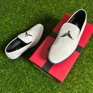 Amali Velvet Slip On Formal Loafers Men's 10 US